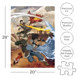 AQUARIUS - Rompecabezas de 1000 piezas de leyenda de Korra