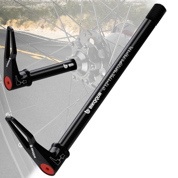 BIKQQUR Bicycle Hub Thru Axle Adapter, Aluminum Alloy Bike Thru