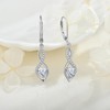 BELRYO Leverback Earrings Women Infinity Dangle Drop Earrings 925 Sterling