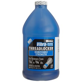 Vibra-TITE - 12100 121 Medium Strength Removable Anaerobic Threadlocker, 1 liter Bottle, Blue