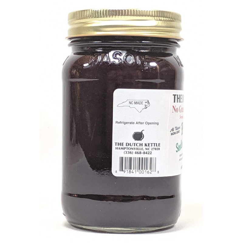 Amish Homestyle Sugarless Seedless Blackberry Jam 2-18 oz. Jars
