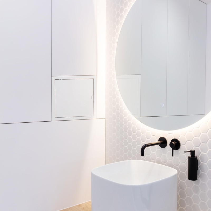 Miratic Inspection Door White ABS Material (15 x 15)