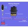idealWIN Wireless Remote Switch with 328 ft Long Range,DC 12V/24V/48V/72V