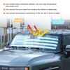 1 Pieces Car Sun Shade for Windshield, Sun Visor Front