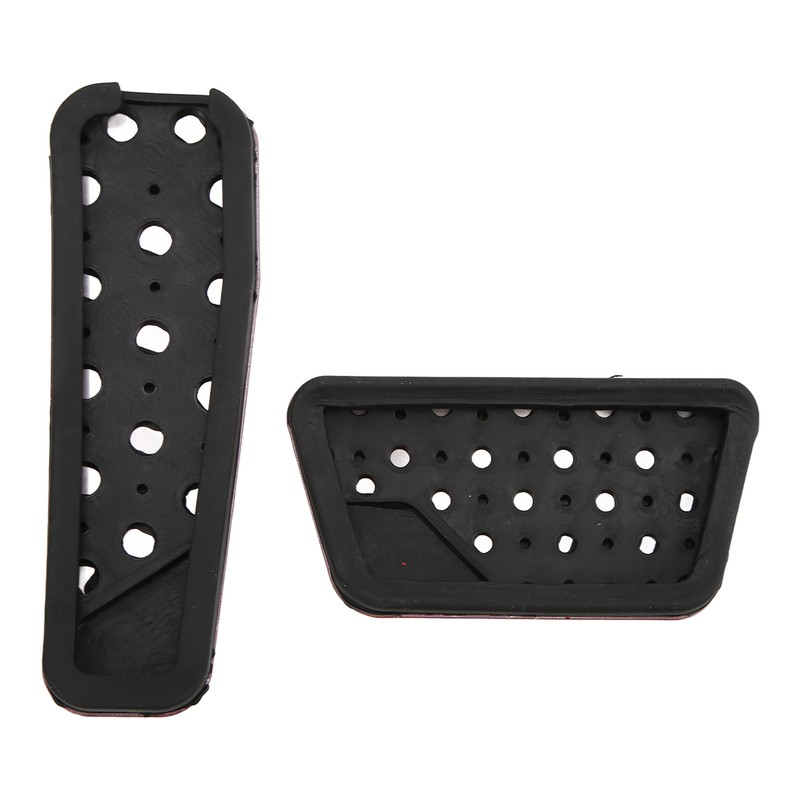 2PCS Accelerator Brake Pedals Anti Slip Foot Rest Plate Replacement