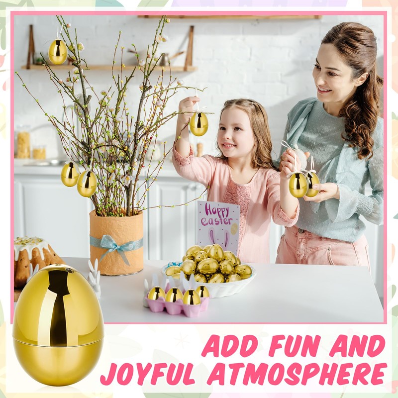 ywmigl 24 Pcs Fillable Easter Eggs 2.36 Inch Easter Eggs