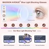 Madison Avenue Blue Light Blocking Glasses Oversized Fashion Blue Light