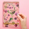 Lola Design - Top Spiral Notepad with Elastic Closure, Wren