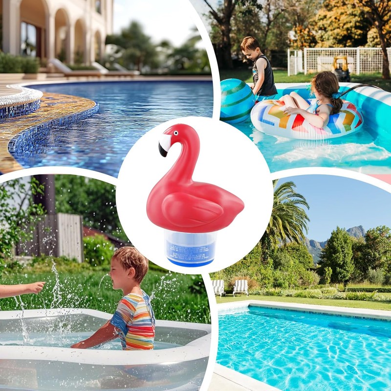 Yharnamite Chlorine Floater Floating Pool Chlorine Dispenser, Adjustable Release Floating