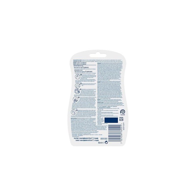 Veet 69548 Crema Depilatoria Corporal para la Ducha Piel Sensible