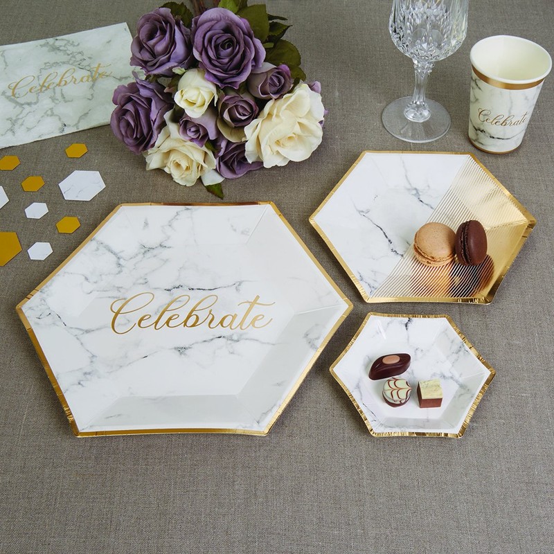 Neviti 772546 Scripted Marble Food Picks