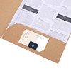 A4 Individual Folder File Case, Set of 10, Kraft Paper,