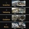Geartronics Car Headlight Lens Restoration Repair Kit Polishing Cleaner Cleaning