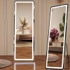 Not Available Floor Mirror with LED Light, 64" x 21"