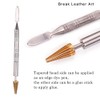 Break Leather Art Leather Edge Dye Pen, Leather Edge Roller