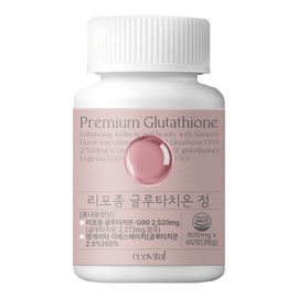 Liposome glutathione 600mg 60 tablets Liposome liposome high content high purity inner beauty Eco Vital / 리포좀 글루타치온 600mg 60정 리포즘 리포솜 고함량 고순도 이너뷰티 에코바이탈