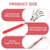 2 x extendable back scratcher, ideal for relieving itching, easy