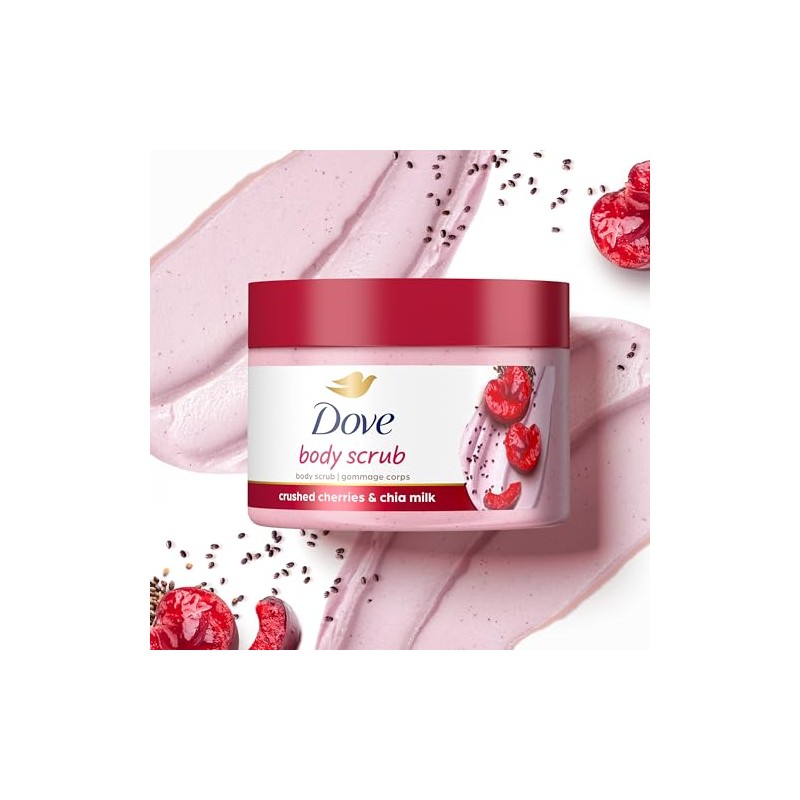 Dove Exfoliating Body Polish Crushed Cherries & Chia Milk Skin