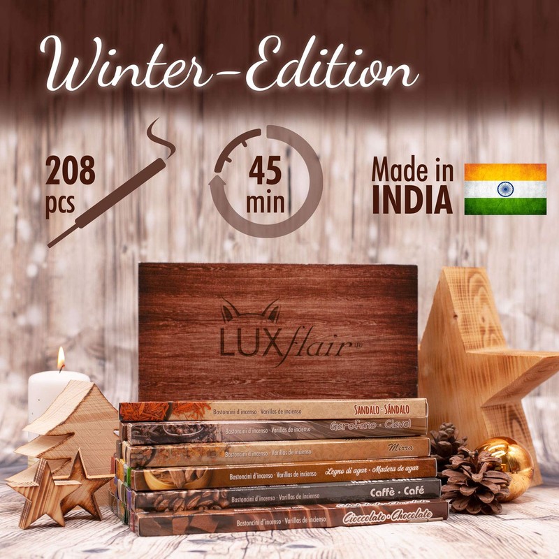 Luxflair, Premium Incense Sample Set in Different Variants with 26