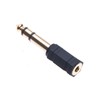 Insignia 1/4"-to-3.5mm Mini Headphone Jack Adapter - Black