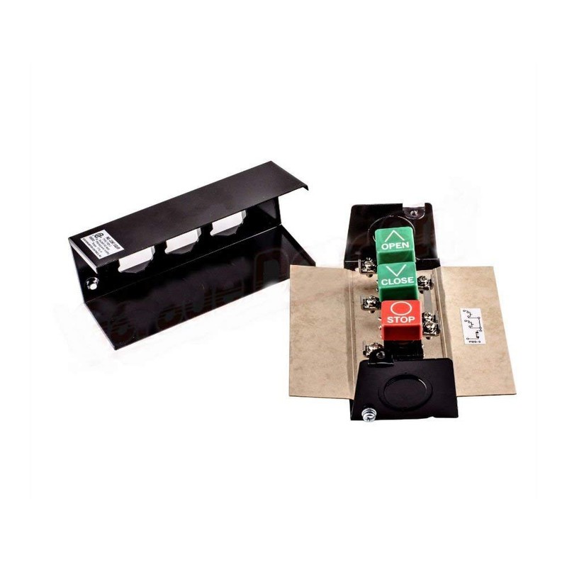 Commercial Garage Door Opener 3 Button Wall Mount PBS 3