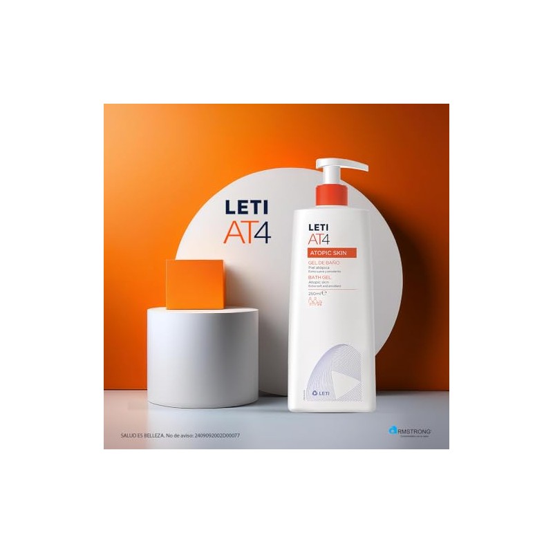 Leti At4 gel de baño c/250 ml