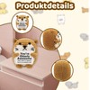BDBFPAN Emotional Support Cuddly Toy, Cute Otter with Positive Message,