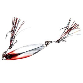 Hayabusa FS416 Jack Eye Grokki Metal Jig, 2.1 oz. (60 g), #8 Bleeding Silver FS416