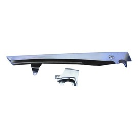 Zündapp Chain Guard Chrome-Plated Set of 2 for GTS C KS 50 Type 529 530 Chain Box Bottom + Top