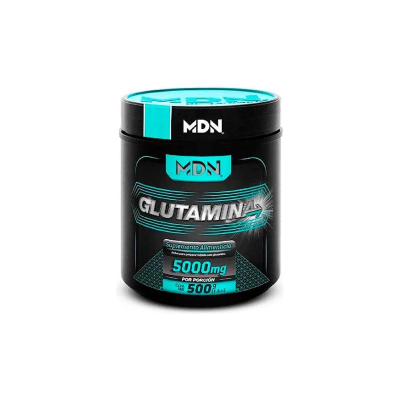 Glutamina Mdn - 500 Gramos 100 Porciones Sabor Sin Sabor