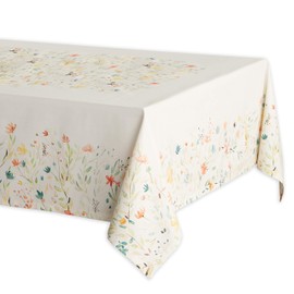 Maison d' Hermine Colmar 100% Cotton Tablecloth Kitchen Dining Table Cloth for Square Tables Farmhouse Tabletop Cover for Parties, Wedding Use Spring/Summer (54"x54")