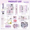 Luclay Stationery Set Girls, purple, Suitcase set