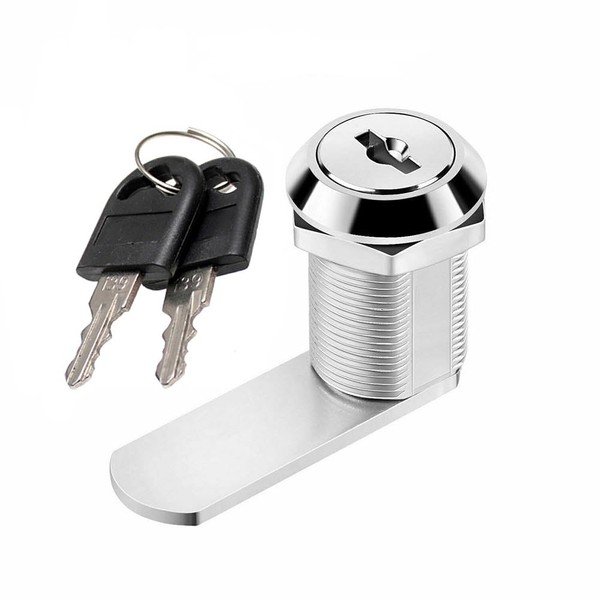 1 Cabinet Lock Lever Lock 25 mm Universal Cylinder Furniture