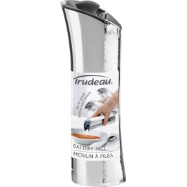 Trudeau 8" Chrome Graviti Plus Salt Mill, 8"