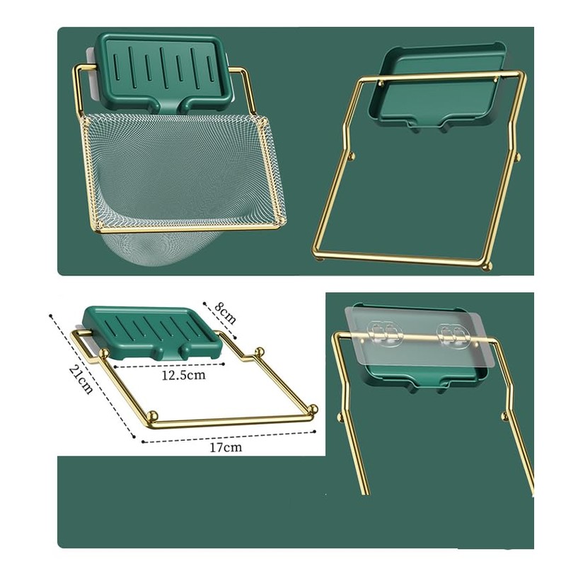 Bageson No Triangle Corner Drain Net Holder Rack Sink Corner
