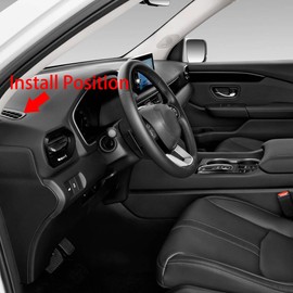 Beautost Fit for Honda New Pilot 2025 Interior Front Upper Center Control Air Condition Vent Cover Trim (Matte)