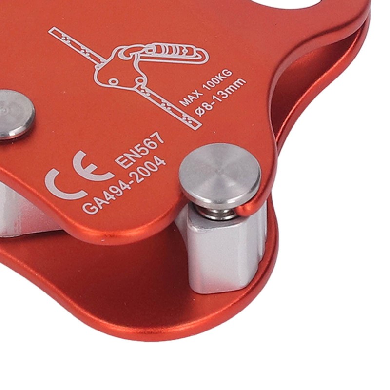 Climbing Rope Grab Self Locking Device - Aluminum Alloy 8-13mm