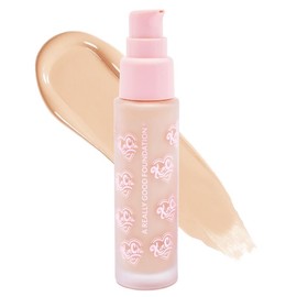 KimChi Chic A Really Good Foundation: Buildable & Creamy, Cosmetic Makeup for a Flawless Finish - Color: 108L Light + Cool Undertones