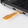Lindy RJ45 Port Locks, Orange, 20pcs
