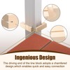 10Pcs 4 Inch Wood Masonry Line Blocks Kit with 2