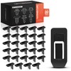 A-Premium 30PCS Nylon Grille Emblem Clip Fasteners Compatible with Mazda