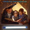 2PCS Inflatable Camping Light Portable Foldable Inflatable USB Charging Monochromatic