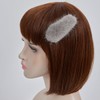 Lala 천연 밍크털 똑딱핀(LALA-H676) Natural Mink Fur Hair Clip (LALA-H676)