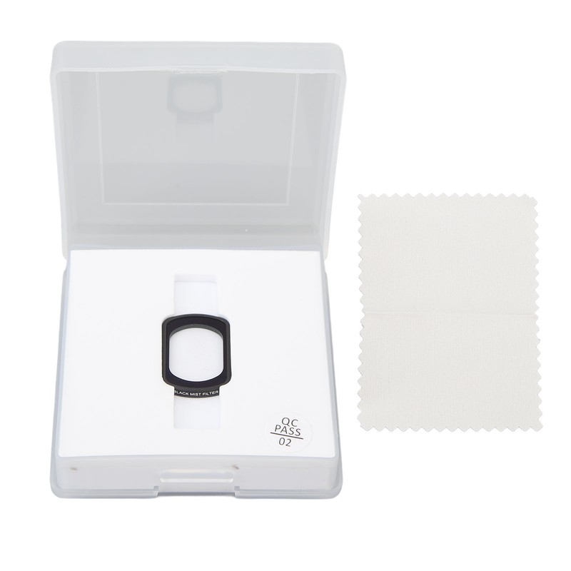 Black Mist Filter Optical Glass Aluminum Double Sided Multilayer Nano