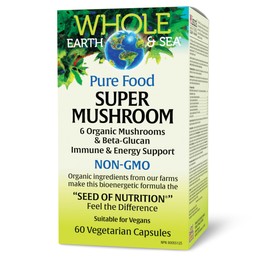 NATURAL FACTORS Wes Super Mushroom Blend, 60 CT