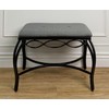 Mango Steam Heather Gray Shoe Bench - Vanity Seat for