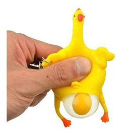 YOYOSTORE Mini 9cm Chicken and Egg Tool Prop Stress Relief Laying Egg Age 15 Months+
