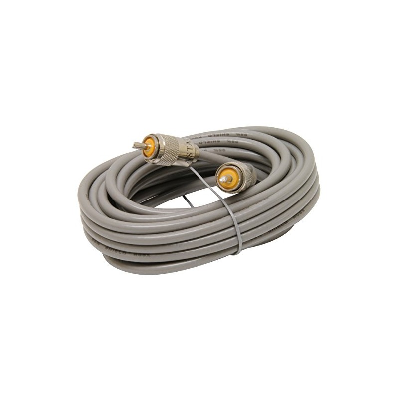 Astatic 302-10267 Gris Cable coaxial Mini 8 de 18 pies