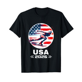 Women Speed Skating Team 2026 Speed Skating 2026 USA Team T-Shirt