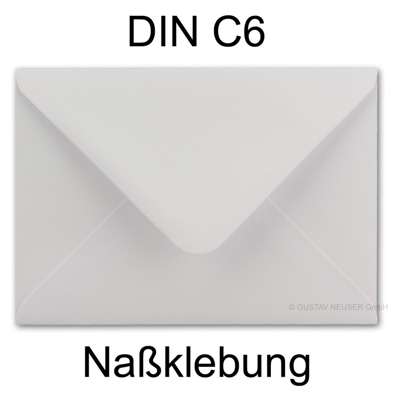 NEUSER PAPIER 150x envelopes DIN C6-11.4 x 16.2 cm with